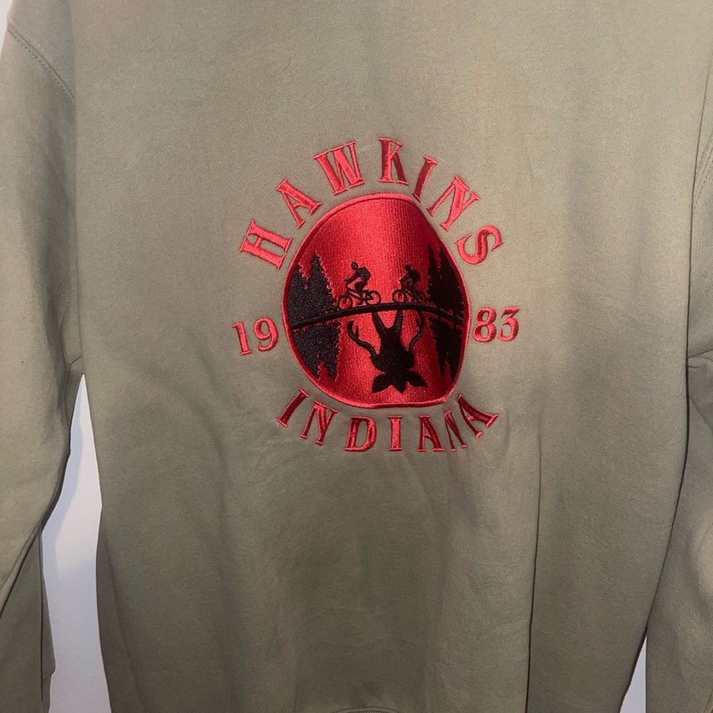 Hawkins Indiana Graphic Sweatshirt/stranger things